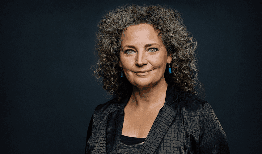 portræt af Anne-Cathrine Riebnitzsky