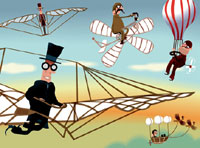 Eksempel på Jørgen Stamps illustrationer. ©Jørgen Stamp