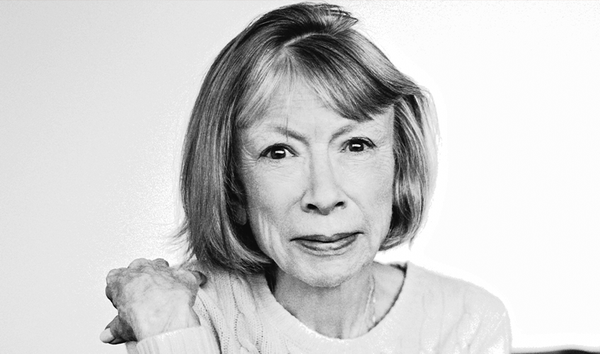 portræt af Joan Didion